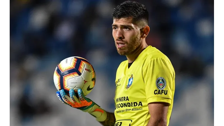 Agustín Rossi en el arco de Antofagasta