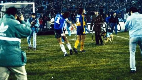 La polémica pelea en el Monumental