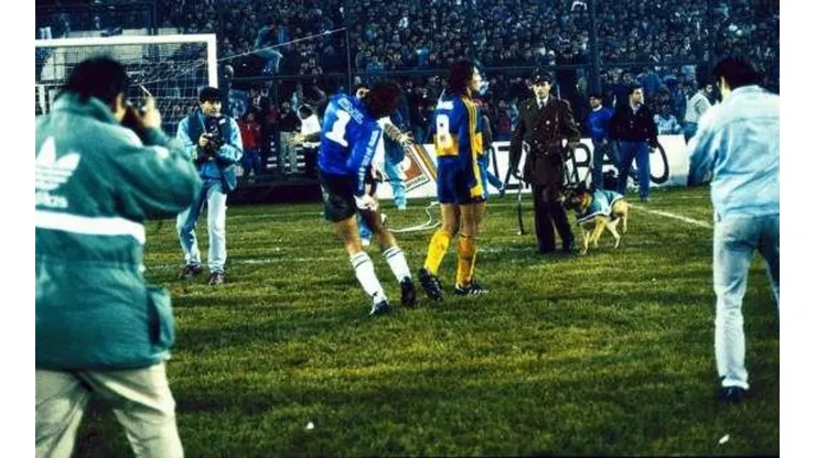 La polémica pelea en el Monumental