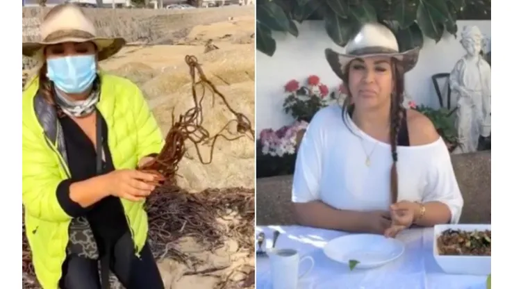 Marlen Olivari entregó sus tips para sacar y cocinar cochayuyo de la playa