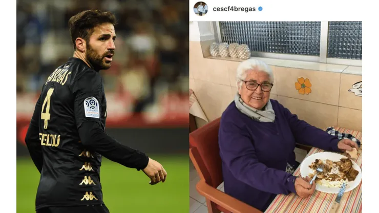 Césc Fábregas subió una imagen de su abuela a Instagram