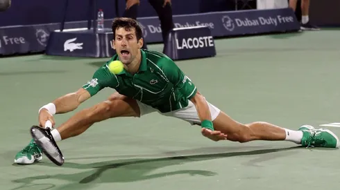Nole y un duro momento