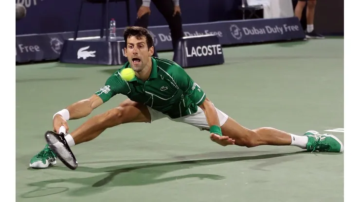 Nole y un duro momento