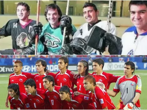 La historia de la foto en que Vidal juega hockey con sus compañeros en Canadá