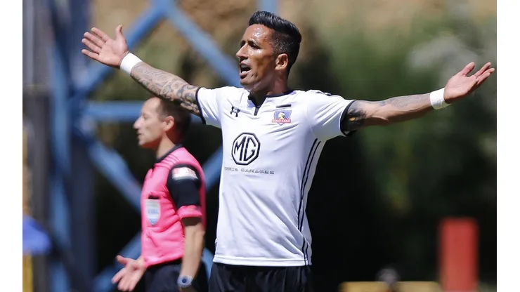 Lucas Barrios en su última etapa en Colo Colo