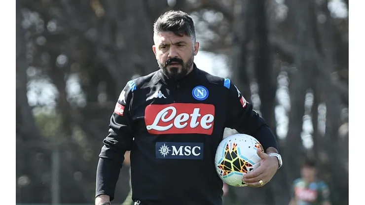 Gattuso tuvo un lindo gesto con los trabajadores del Napoli