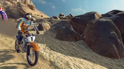 Parte del paisaje que se puede disfrutar mientras juegas el Dirt Bike Unchained.