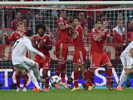 A seis años del golazo por debajo de la barrera de CR7 al Bayern