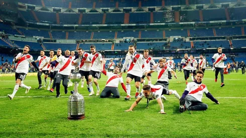 River Plate ganando la Copa Libertadores en Madrid