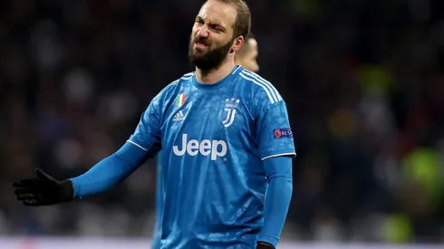 El Pipita Higuaín en su última temporada en Juventus