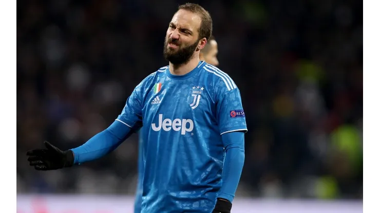El Pipita Higuaín en su última temporada en Juventus