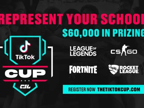 Anunciada la TikTok Cup con torneos de Fortnite, League of Legends, CS:GO y Rocket League