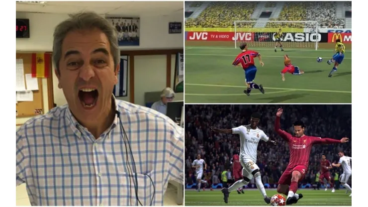 El periodista ha sido el relato del mítico FIFA 98 a la actualidad.