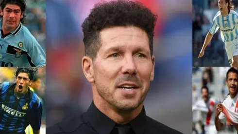 Simeone festeja su cumpleaños 50 y compartió con varios chilenos.