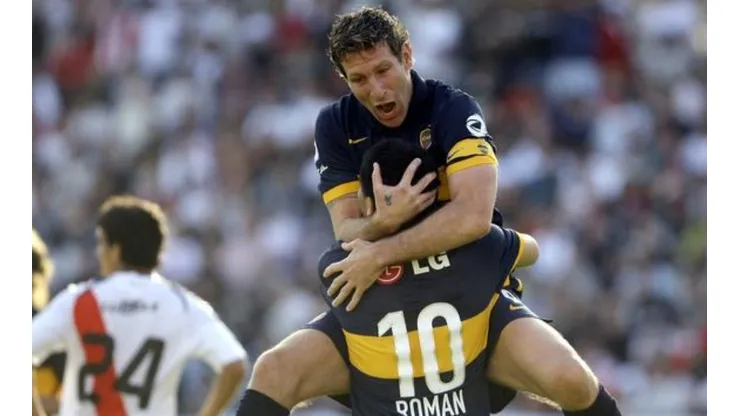 Martín Palermo y Juan Román Riquelme brillaron en una de las grandes épocas de Boca Juniors.