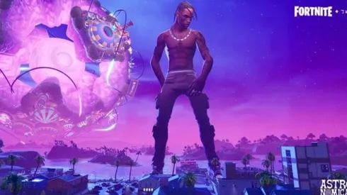 La cantidad de gente conectada para ver a Travis Scott fue astronómica.