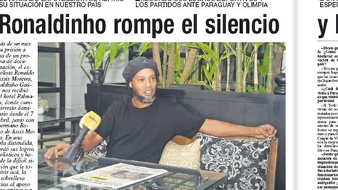 Ronaldinho cumplirá dos meses privado de libertad la próxima semana