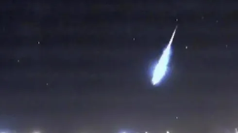 El meteorito en Brasil fue captado por las cámaras de un observatorio.