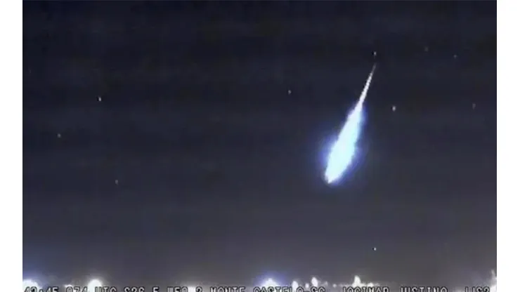 El meteorito en Brasil fue captado por las cámaras de un observatorio.
