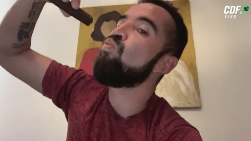 Cereceda y Cordero con su particulares formas de celebrar los goles.