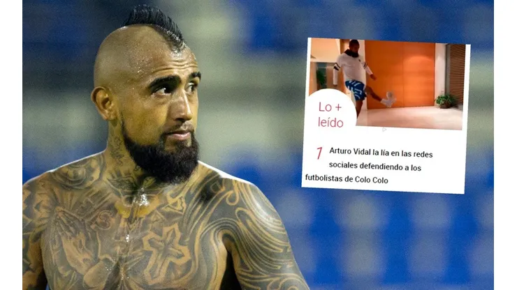 Arturo Vidal golpeó la mesa e intervino la crisis en Colo Colo