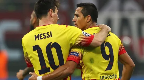 Lionel Messi y Alexis Sánchez ganaron cuatro títulos en conjunto con la camiseta de Barcelona