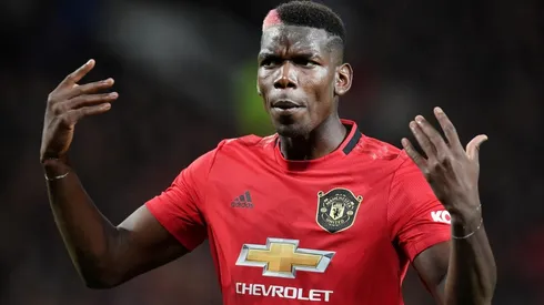 Pogba con la camiseta del Manchester United