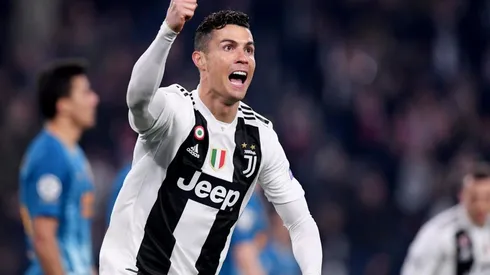 Cristiano Ronaldo festejando uno de sus goles en la Juventus