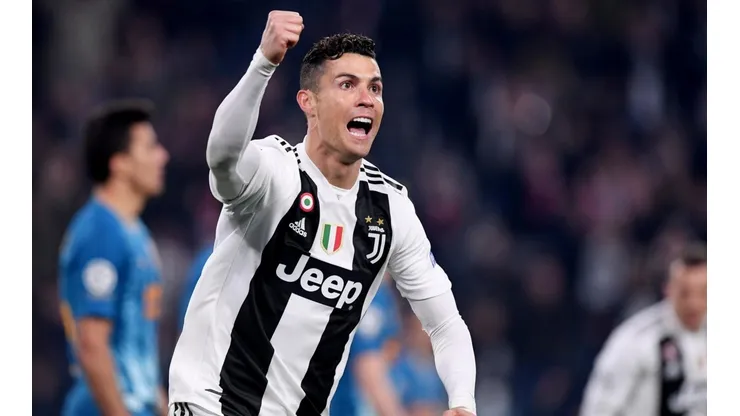 Cristiano Ronaldo festejando uno de sus goles en la Juventus