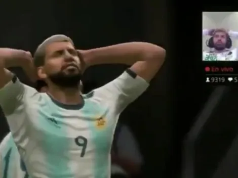 El Kun Agüero se pierde un gol con el Kun Agüero en el FIFA 20