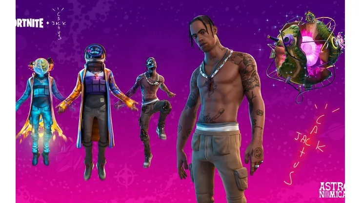 La cantidad de gente conectada para ver a Travis Scott fue histórica.
