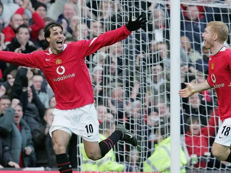 Scholes: "Me encantó jugar con Van Nistelrooy, era un goleador increíble"