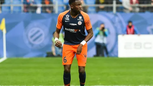 Junior Sambia con la camiseta de Montpellier