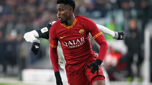 Amadou Diawara con la camiseta de la Roma