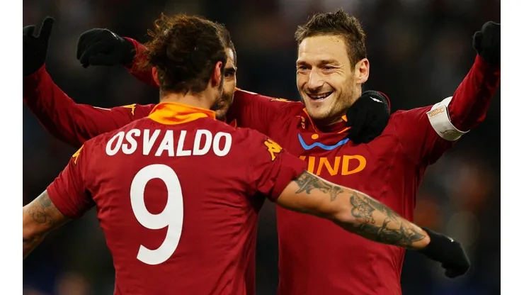 La talla de Dani Osvaldo a Totti