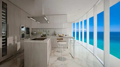 El departamento de lujo en Miami