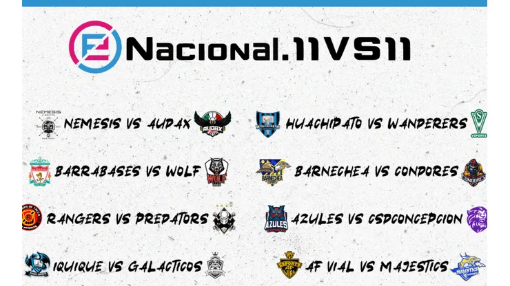 Fecha 5 del eNacional.11vs11