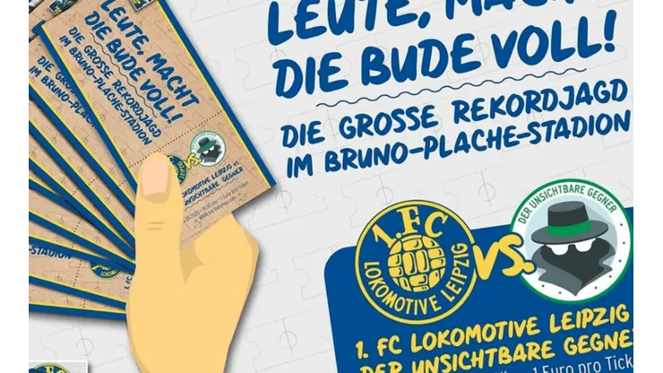 Insólito partido invisible en Alemania