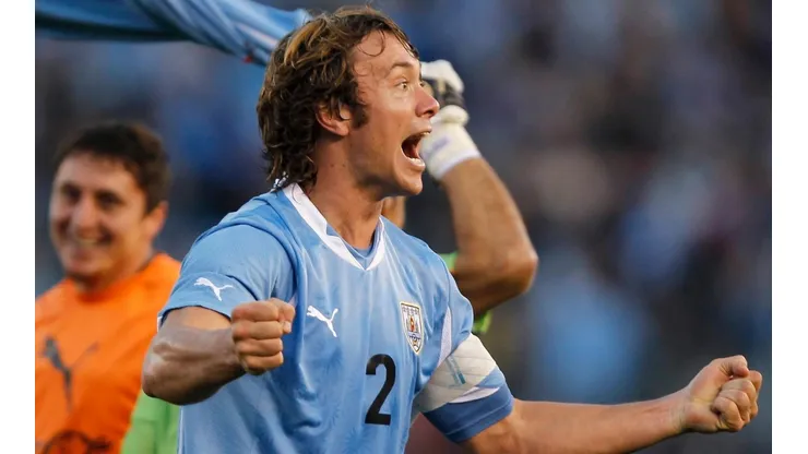Lugano en la selección uruguaya.