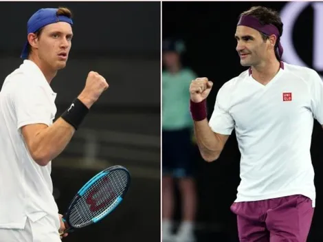 "Federer se me acercó para decirme que estaba jugando bien"