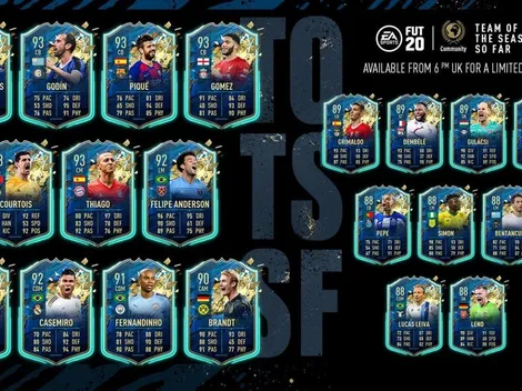 Zaha, Courtois y Thiago lideran los TOTSFF de FIFA 20