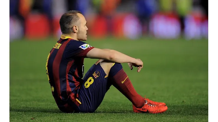 Andrés Iniesta luego de una derrota ante el Real Madrid