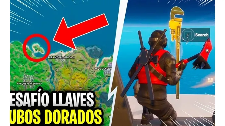 Mira las ubicaciones de las llaves para completar este desafío
