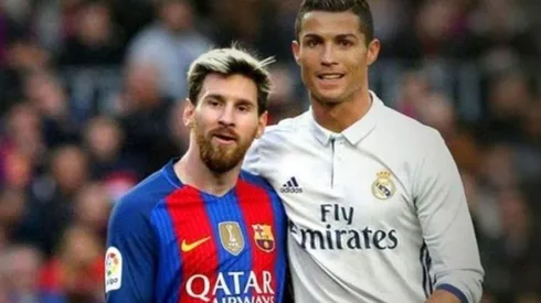 Lionel Messi junto a Cristiano Ronaldo