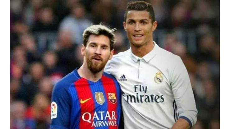 Lionel Messi junto a Cristiano Ronaldo