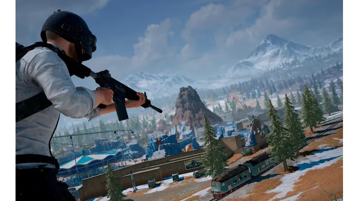 La nieve comienza a desaparecer en Vikendi.