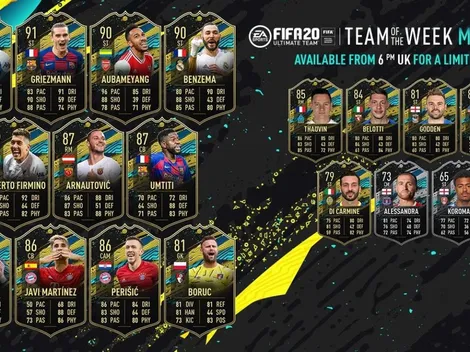 Mira el TOTW Moments 6 del FUT de FIFA 20