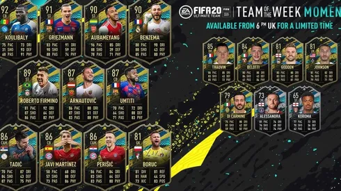 Esta es la sexta edición del TOTW Moments