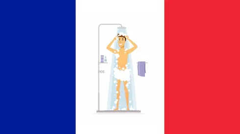 Los hombres se están duchando menos que las mujeres en Francia.