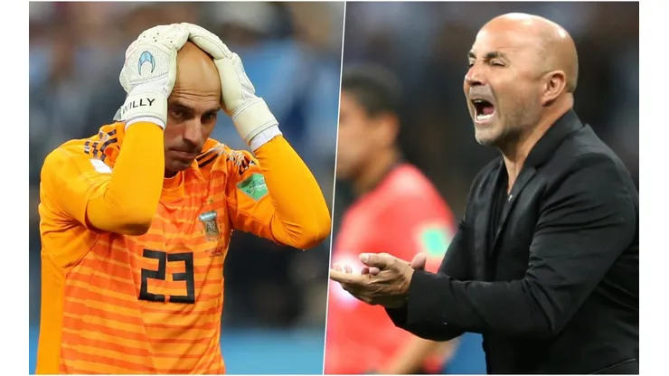 Willy Caballero contra Jorge Sampaoli